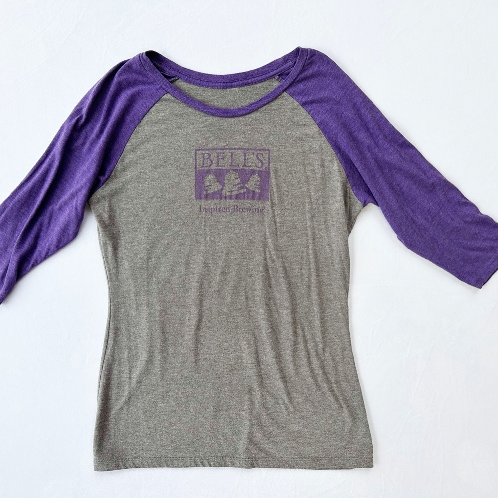 Women's Bell’s Brewery Baseball Tee - Women’s Size Small - Ultra Soft